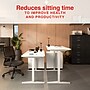 Staples 48"W Electric Rectangular Adjustable Standing Desk, White (ST63148)~#|#~B150D941-1599-4C09-A64CC9F295078A41_sc7