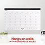 2026 Staples 18" x 11" Monthly Desk Pad Calendar, White/Black (ST17392-26)~#|#~B1519956-6DE6-449E-9C4C01D33CF3305E_sc7