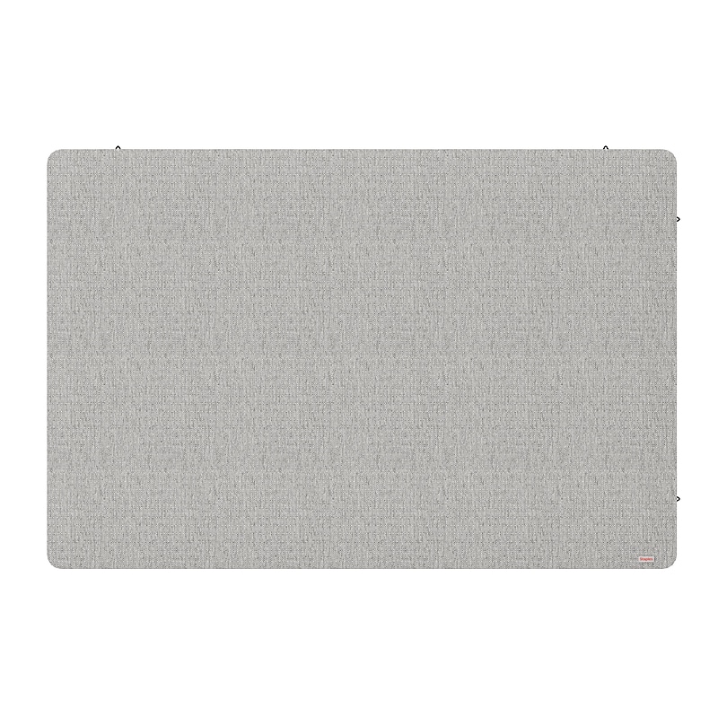 Staples Fabric Bulletin Board, 3' x 2' (ST62831) image 1