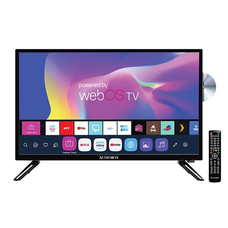 Audiobox 24" 1366 x 768 LED Smart TV with DVD Player (TV-240SD) image 1