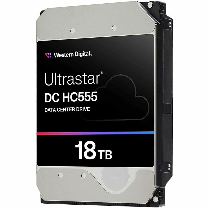 Western Digital Ultrastar DC HC555 18TB 3.5" SATA Internal Hard Drive (0B47747) image 1