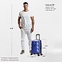 DUKAP Zonix 20" Hardside Carry-On Suitcase, 4-Wheeled Spinner, TSA Checkpoint Friendly, Blue (DKZON00S-BLU)~#|#~B154FC8F-2FB8-4B40-B5FB41A428B0897C_sc7