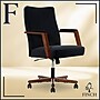 Finch NEO ONE Ergonomic Velvet Fabric/Wood Swivel Executive Chair, Black (52304-BLK)~#|#~B1556BD7-F195-4B8A-BC77777040602342_sc7