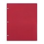 Staples 3-Hole Punched 2-Pocket Plastic Portfolio Folder, Red (ST52803-CC)~#|#~B155EF2F-E766-4C37-9714374E1F4913D6_sc7