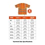 Ergodyne GloWear 8367 High Visibility Short Sleeve T-Shirt, ANSI Type R Class 3, Orange, 4XL (22048)~#|#~B155FC74-71B4-4222-BA42D650AAC7F8DF_sc7