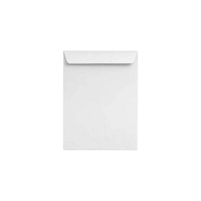 LUX 9" x 12" Open End Envelopes 50/Pack, 80lb. White, Inkjet (1590-32IJ-50) image 1