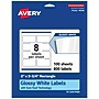 Avery Laser/Inkjet Multipurpose Rectangle Labels, 2" x 3.75", White, 800 Labels/Box (94240)~#|#~B1642CE0-89BD-4CFA-AC6F16BD5C8BD35C_sc7