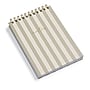 Eccolo Neutral Stripes Steno Pad, 6" x 8.5", College Ruled, Neutral Colored, 100 Sheets/Pad (ST642B)~#|#~B1685A68-2B4F-4CB0-802EC6D65735AF5B_sc7