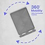 Luxor ENDURA 2-Shelf Utility Cart, Gray (HE32-G)~#|#~B1697C9C-5C83-4937-B1C5E1294207A4D6_sc7