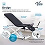 Viva Comfort XRO Electric Height and Back Adjustable Exam Table with Stirrups, 600 lbs Capacity, Black,(ADI903-22-BLK-MK)~#|#~B171F3A8-A425-4B21-92D69ECCB3AE07C2_sc7