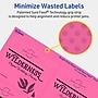 Avery Laser/Inkjet Rectangle Multipurpose Labels, 3-1/3" x 4", Bright Pink, 60/Pack (94215)~#|#~B172776B-C286-423C-84EFCA0AEB9DBCF0_sc7