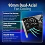 PNY NVIDIA GeForce RTX 5060 Ti OC Dual Fan PCIe 5.0 8GB GDDR7 Gaming Graphics Card, 2407 MHz Core, Black (VCG5060T8DFXPB1-O)~#|#~B1727BB2-1661-4DA9-BDA8520A1A6E1998_sc7