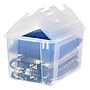 Iris 50 Quart Storage Container with Lid, Plastic, Clear, 4/Pack (500255)~#|#~B1764FFA-AC85-4B5D-946FABE5BF893E5F_sc7