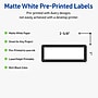 Avery Laser/Inkjet Rectangle Multipurpose Labels, 1" x 2-5/8", White, 160/Pack (S00D24)~#|#~B1777302-F9A8-4D2F-A81BF37F0CA5F761_sc7