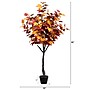 Nearly Natural 5' Autumn Smoky Maple Artificial Fall Tree (T4826)~#|#~B1811CAD-FCFB-4AEC-977D49A7D3FFAA6E_sc7