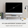 Anji Mountain Mango Wood & Metal Monitor Stand, Up to 32" Monitor, White Wash (MS-WWS-06NKL)~#|#~B1883A1A-1BD0-4C00-B007CD290204C6E5_sc7