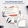 Avery Integrated Cards, 3" x 5", Matte Ivory, 30/Pack (95337)~#|#~B18BD1E4-2498-41A9-AAE25800940E1758_sc7