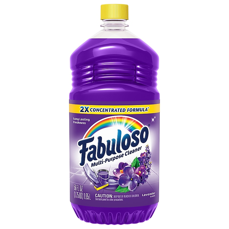 Fabuloso Multi-Purpose Cleaner, Lavender Scent, 56 fl. oz., 6/Carton (153041) image 1