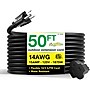 GoGreen Power 50' Indoor/Outdoor Extension Cord, 14 AWG, Black (GG-13850BK)~#|#~B198E228-841C-4421-995EDF4EB675D5CD_sc7