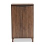 Baxton Studio Talon Shoe Cabinet, Walnut Brown and Dark Grey (195-11724-HiT)~#|#~B199432D-4249-459A-A680B9794F66FF07_sc7