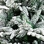 Nearly Natural 6-ft Pre-Lit Artificial Fraser Fir Flocked Christmas Tree with Instant Connect Technology (T4789)~#|#~B1A240D1-4E38-48CA-8EC2AA7A710EE37A_sc7