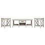 Bush Furniture Key West 47" x 24" Coffee Table with 2 End Tables, Linen White Oak (KWS023LW)~#|#~B1A324DB-5C76-46D0-B74B11354AC7CFE1_sc7