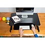 Rocelco 32" Height Adjustable Standing Desk Converter with Anti Fatigue Mat, Sit Stand Up Laptop Riser, Black (R ADRB-MAFM)~#|#~B1A63B4D-CF51-4788-8E757B98BD6299FB_sc7