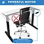 Mount-It! 55"W Electric Rectangular Adjustable Standing Desk, White/Black (MI-18064)~#|#~B1A75445-D7FB-4461-BF7F8C432A7ED2D1_sc7