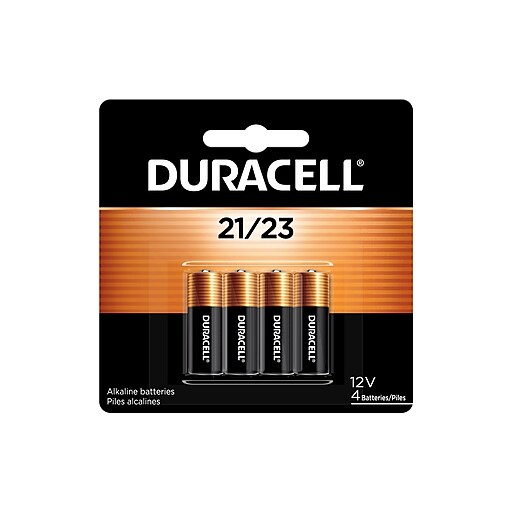 20 pièces (10 blisters a 2pcs) - Pile alcaline Duracell A23 23A MN21 K23A  Security 12V