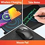 Delton S12/D101 Ergonomic Vertical Wireless Mouse and 15W Wireless Charging Mouse Pad Bundle, Black (DMWS12BD1)~#|#~B1AD6A96-C879-43A5-B8401238DCE053C7_sc7