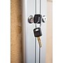 Ghent 1 Door Enclosed Natural Cork Bulletin Board, Satin Aluminum Frame, 36"H x 30"W, (GHEPA13630K)~#|#~B1AF06AC-6B71-4830-8E6721E727917039_sc7