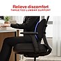 Staples Ergonomic Memory Foam Back Cushion, Black (ST63335)~#|#~B1B1067E-2283-45AE-9F098161F802B948_sc7