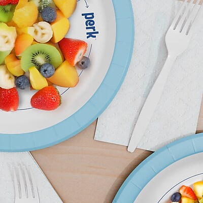 Perk Heavy-Weight Paper Plates - Thumbnail 4
