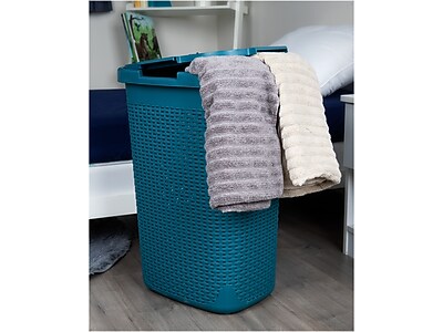 Mind Reader 15.85-Gallon Laundry Hamper with Lid - Thumbnail 3