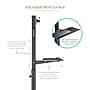 StarTech.com Adjustable Mobile Workstation Cart with Monitor Mount, 50.4" to 63", Black (WKSTNCART)~#|#~B1B80819-171B-4250-94DAEC5BC9BD1622_sc7