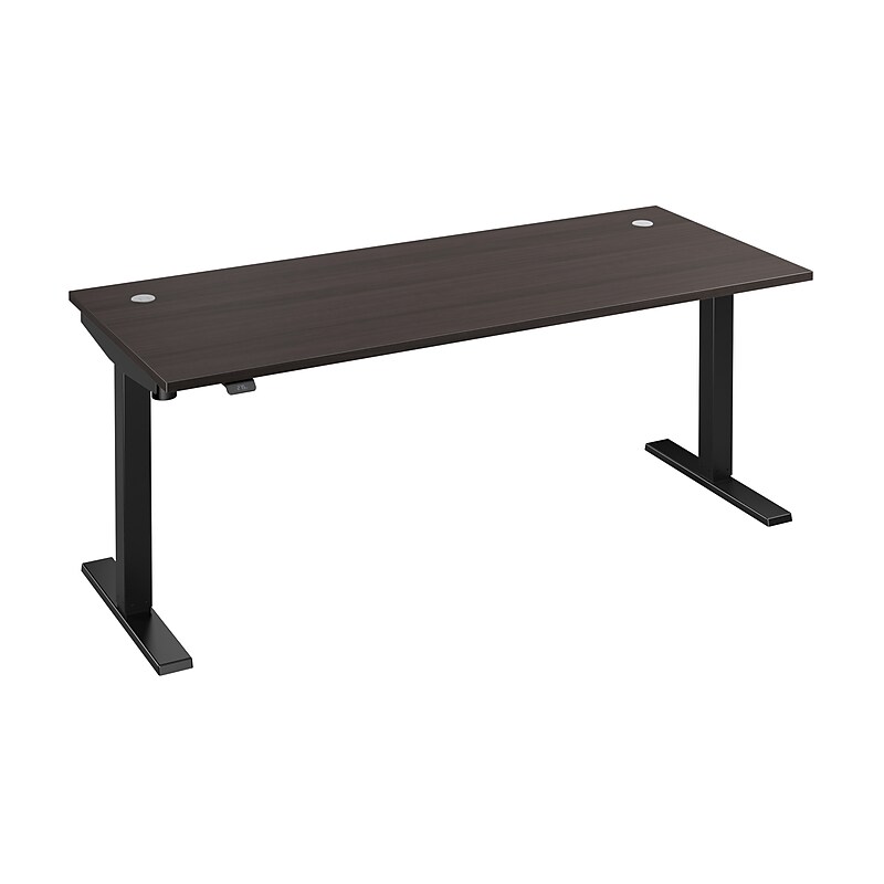 Bush Business Furniture Move 40 Series 72"W Electric Adjustable Standing Desk, Storm Gray/Black (M4S7230SGBK) image 1