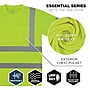 Ergodyne GloWear 8367 High Visibility Short Sleeve T-Shirt, ANSI Type R Class 3, Lime, Large (22034)~#|#~B1BC418A-9824-4D80-9AC39E52D45CE3D7_sc7