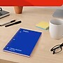 STAPLES 1‑Subject Notebook, 8” x 10.5”, Wide Ruled, 70 Sheets, Assorted Colors~#|#~B1BFE5F5-EC46-4340-B16B802A3F1E02FF_sc7
