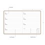 2026 Blue Sky Bespoke Letterpress 8" x 10" Calendar Year Weekly & Monthly Planner, Faux Leather Cover, Espresso (156220)~#|#~B1C1496C-DB8B-47BF-AB926FB93D6BED33_sc7