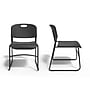 Staples Resin Stacking Chair, Black, 4/Pack (51475)~#|#~B1C27257-AC63-4708-BD792D28B6D39208_sc7