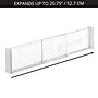 iDesign Plastic Adjustable Deep Drawer Dividers, Clear, 2/Set (62330)~#|#~B1C292A2-303C-41CD-9C6CE0FFCAC4F56B_sc7