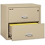 FireKing 1 Hour Fire Resistant Classic 2-Drawer Lateral File Cabinet, Letter/Legal, Parchment, 31.19"W, Inside Delivery~#|#~B1C66603-82B8-4274-8229D9EA207D297F_sc7