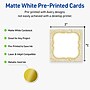 Avery Square Integrated Cards, Matte White, 100/Pack (19479371069)~#|#~B1C8EAE0-EF04-4C04-89A074793712C21D_sc7