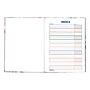Blueline Fashion Hard Cover Index Notebook, 7.25" x 9.25", College Ruled, 96 Sheets, Lavender Floral (A9.02)~#|#~B1CB81CC-B515-4D28-A8DEAD61A05B9A4D_sc7