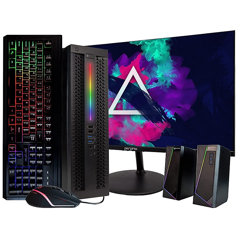 HP EliteDesk 800 G2 Refurbished Desktop Computer with 24" Monitor, Intel Core i5-6500, 16GB Memory, 500GB SSD, 1TB HDD image 1