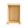 Flash Furniture Bright Beginnings Mobile Storage Cart, 36.25"H x 26.75"W x 26.75"D, Brown (MK-ME06639-GG)~#|#~B1D337D2-B358-4B8C-9E28A12B5D35096F_sc7