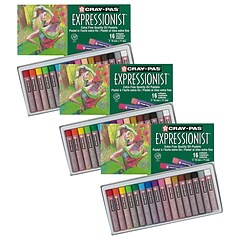 Sakura Cray-Pas Expressionist Oil Pastels, Assorted Colors, 16/Set