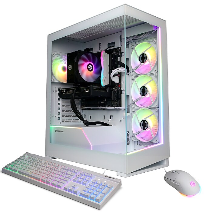 HART I5.2S 166cm ＋LOOK P18 CyberPowerPC Gaming Desktop Computer, Intel Core i5-14400F