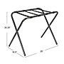 Household Essentials Luggage Rack, Grey Frame with Black Straps (HE1108)~#|#~B1DD9D24-83E2-4DE7-A5851883F7E8B7D0_sc7
