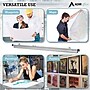 AdirOffice Hanging Clamp Document Holder, 24", Horizontal, Silver Aluminum, 12/Pack (ADI6026--2)~#|#~B1E2EB0B-211B-41C3-A86CD7ED34F6248E_sc7